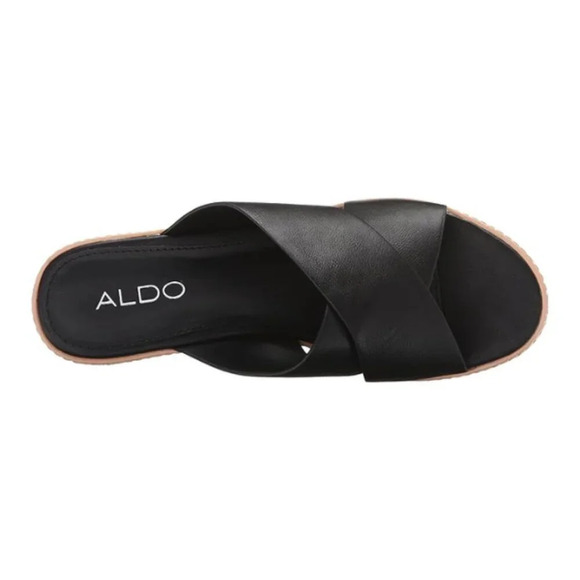 ALDO Lateefa black patform sandals - Picture 2 of 11